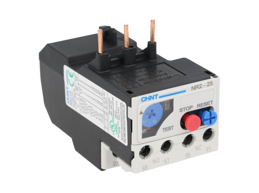 NR2-25-25A — RELE TERMICO DE SOBRECARGA 17-25AMPPARA CONTACTOR SERIE ...